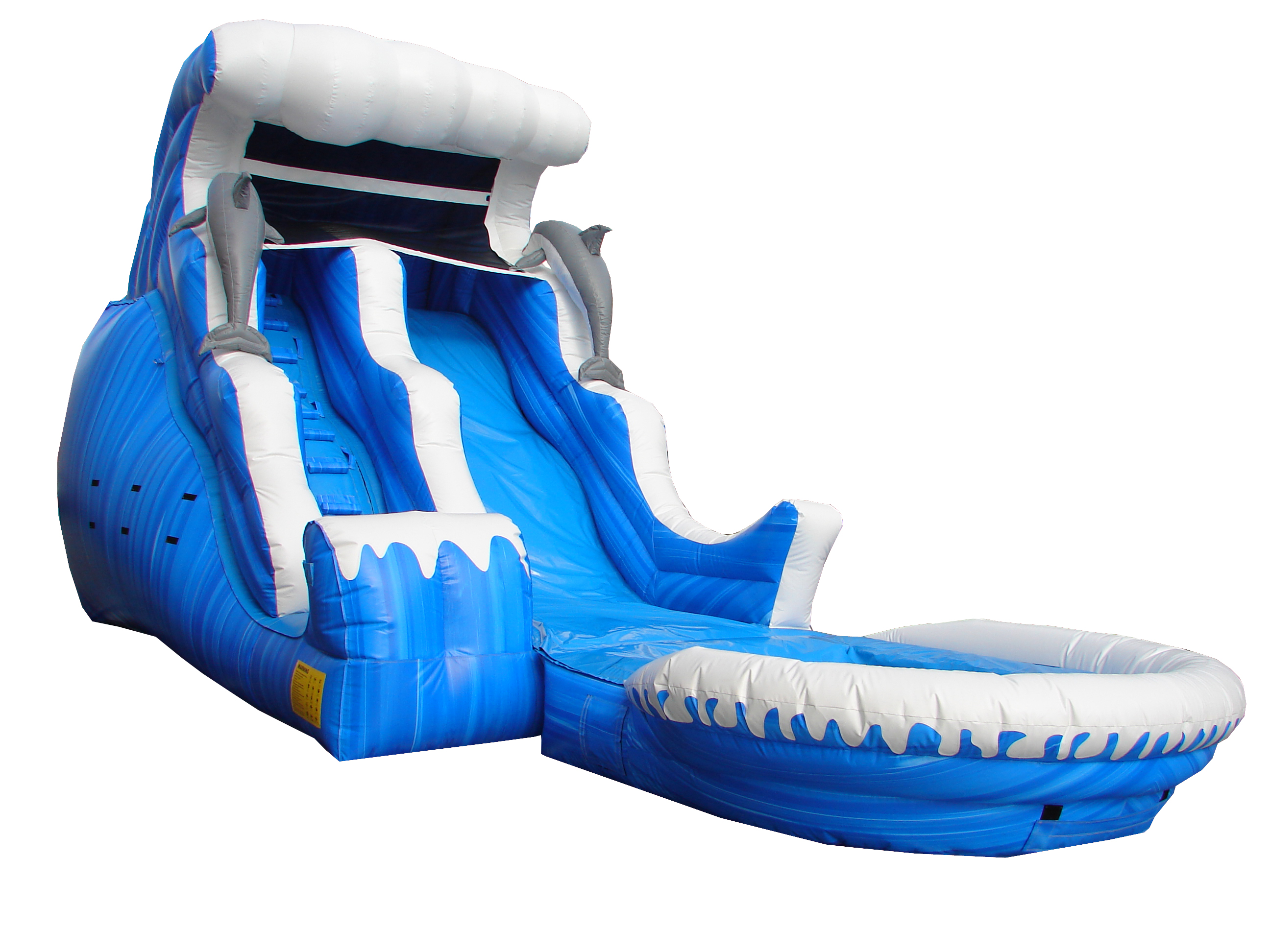 20ft Double Drop Water Slide Inflatable Water Slide Rental