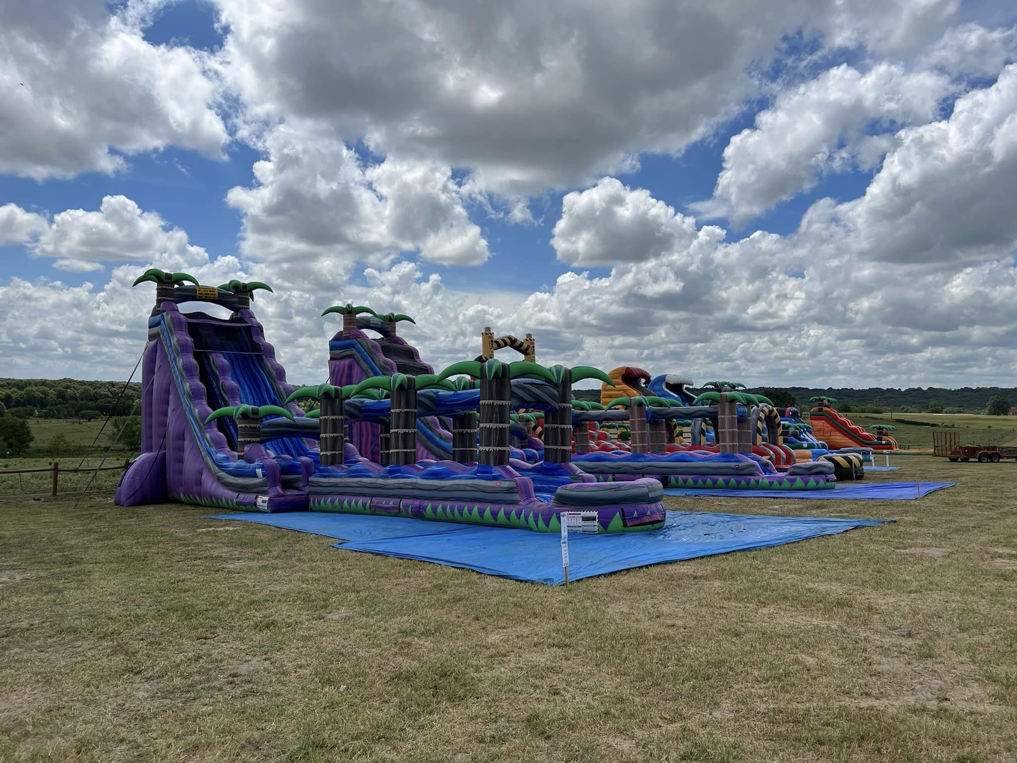 inflatable waterslide rentals in fort worth