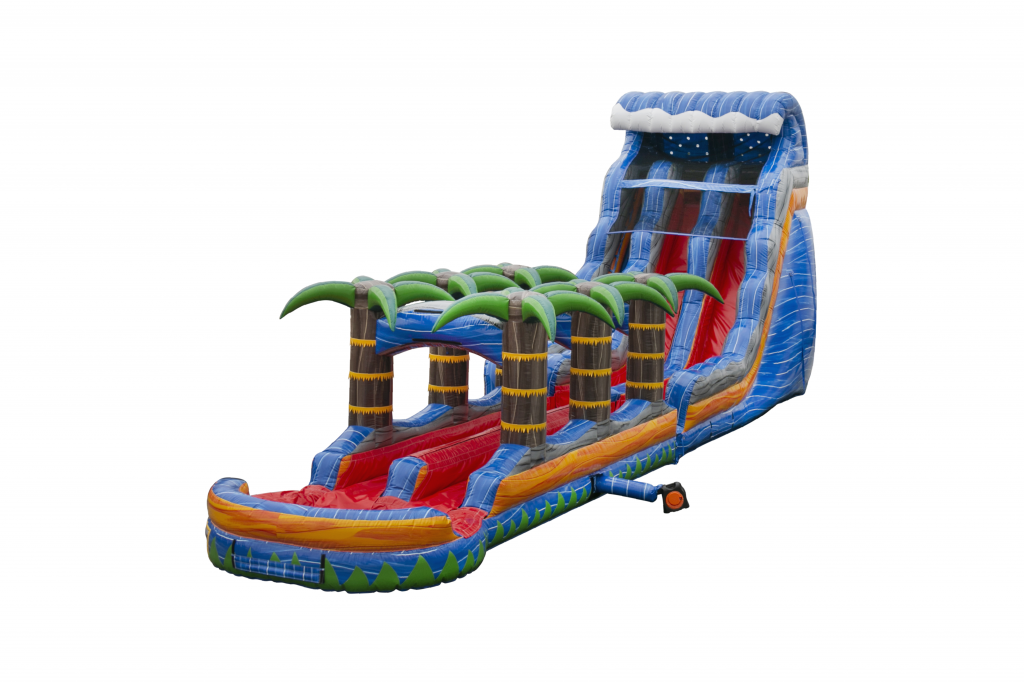 Big Huge Water Slides 24ft Fireblast Water Slide Rentals