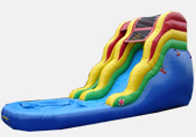 16 Foot Double Drop Inflatable Water Slides for Rent