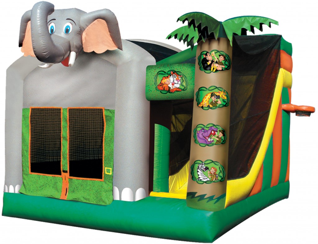 Jungle 5 in 1 Combo Bounce House