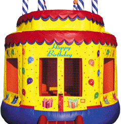 Birthday Cake Bounce House