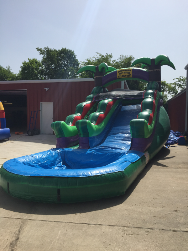 15ft. Tropical Slide Side Water Slide 15ft. Tropical Slide Side Water Slide