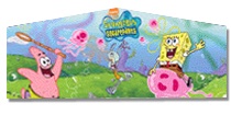 Spongebob Panel Bounce House Combo | Combo Bounce House