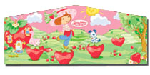 Strawberry Shortcake Panel Bounce House Combo | Combo Bounce House