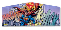 Superman Panel Bounce House Combo | Combo Bounce House