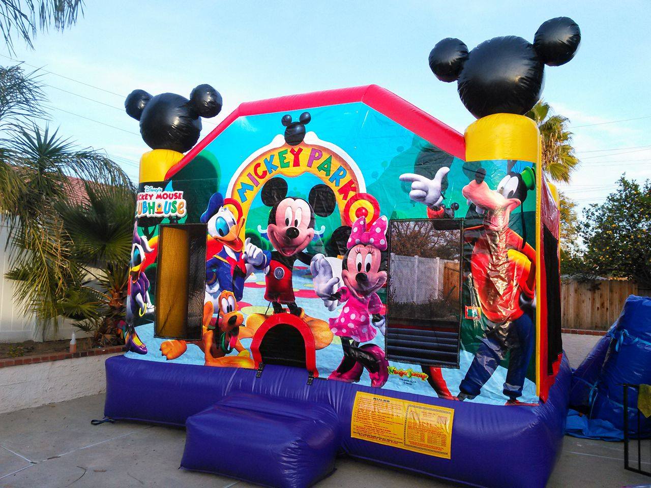 toddler mickey mouse bouncer rentals in ga