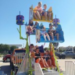 kids on a ferris wheel