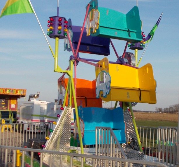 Clown Around Party Rental's Inventory of Carnival Rides