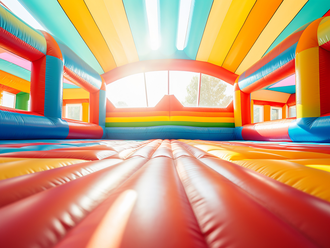 inside bounce house rental | clown around party rental