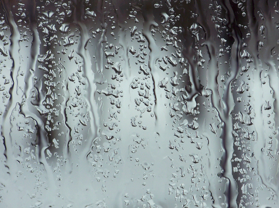 rain texture on window